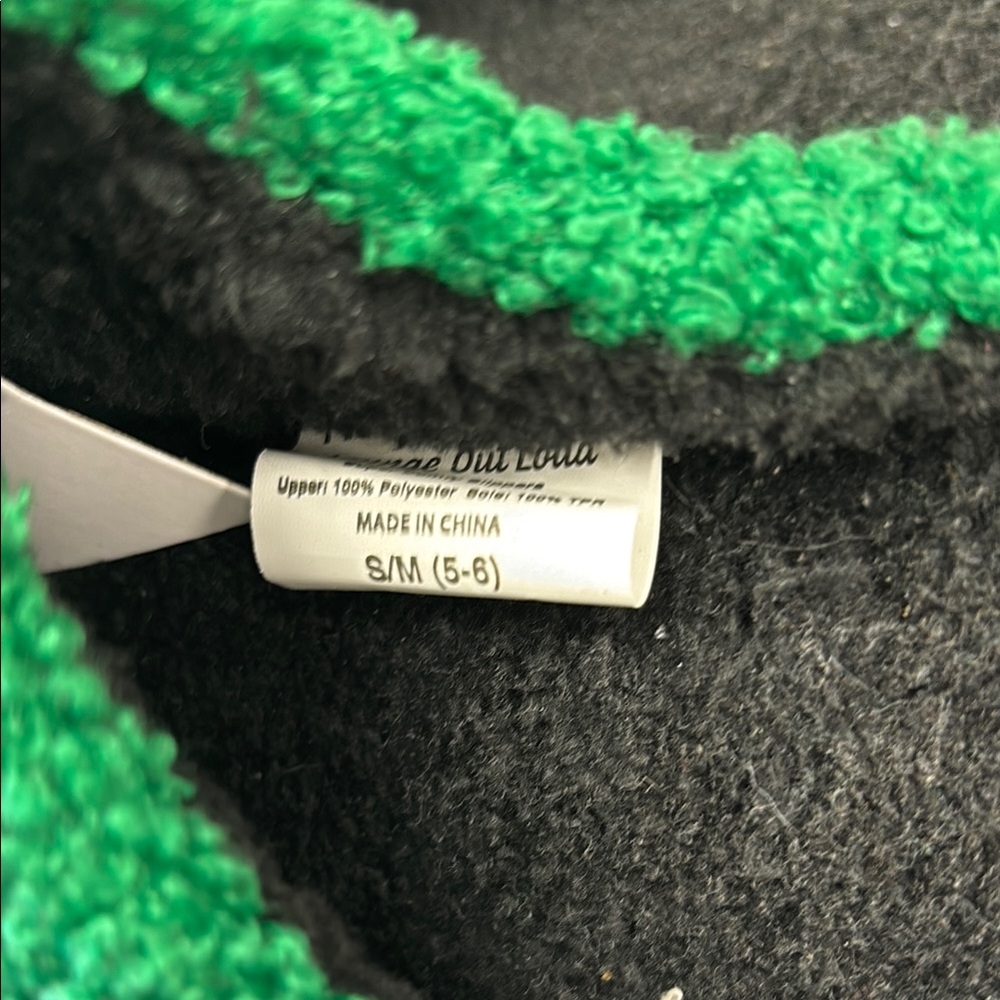 Green Peace Sign Slippers - Picture 4 of 4